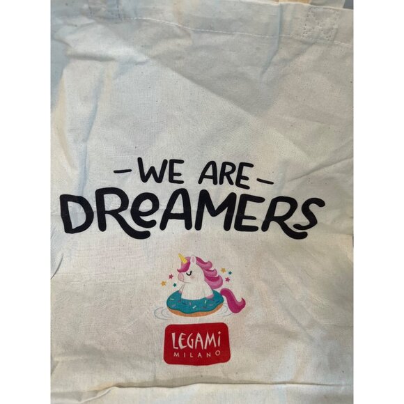Legami Milano We Are Dreamers Tote Unicorn  Light Weight - Picture 4 of 7